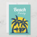 Recherche de plage coucher soleil invitations Fête de plage