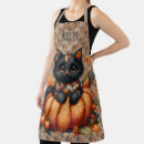 Recherche de chat noir de halloween tabliers Pour elle