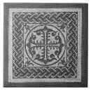 Recherche de croix noire carreaux Gris