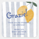 Recherche de garçon italien autocollants Baby shower italien