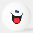 Recherche de visage balles ping pong Heureux