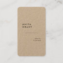 Recherche de papier kraft cartes visite Simple