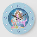 Recherche de sirène horloges Aquarelle