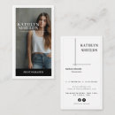 Recherche de photographe de mode cartes visite Personnel administratif