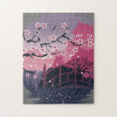 Recherche de cerisier japonais puzzles Floral
