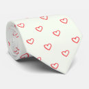 Recherche de jour de valentines cravates Motif de coeur