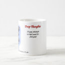 Recherche de pensées profondes tasses Réflexion