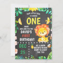 Recherche de lion 13x18 invitations Garçon