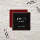 Recherche de rouge blanc noir cartes visite Professionnel