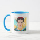 Recherche de peintre tasses Frida kahlo