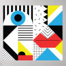 Recherche de visage abstrait posters Géométrique