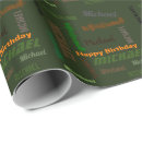 Recherche de papa de joyeux anniversaire papier cadeau Nom