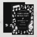 Recherche de note invitations Noir