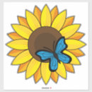 Recherche de dessin tournesol autocollants Jaune