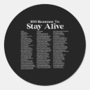 Recherche de signalisation autocollants Stratégies de vie