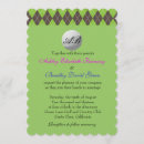 Recherche de jacquard invitations Monogramme