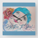 Recherche de carré rose horloges Pour enfants