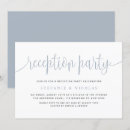 Recherche de reception invitations Bleu poussiéreux