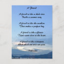 Recherche de poèmes d amitié cartes postales Amis