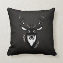 Recherche de cerf noir coussins Pour lui