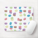 Recherche de macarons français tapis souris Aquarelle