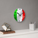 Recherche de drapeau italien horloges Drapeau de l'italie