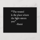 Recherche de citation de rumi cartes postales Lumière