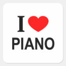 Recherche de pianistes autocollants Instrument