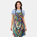 Recherche de de lion tabliers Coloré