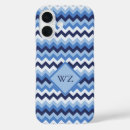 Recherche de zigzag noir et blanc iphone coques Monogramme