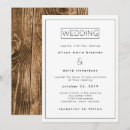 Recherche de bois affligé invitations Élégant