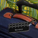 Recherche de clôture bagages étiquettes Noir