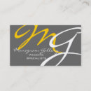 Recherche de jaune et gris cartes visite Customer