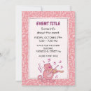 Recherche de trépied invitations Notes de musique