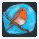 Recherche de robin birds autocollants Hiver