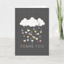 Recherche de clouds remerciements cartes Baby shower