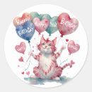 Recherche de coeur de ballon autocollants Anniversaire