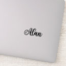 Recherche de alan autocollants Manuscrit