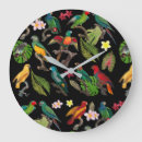 Recherche de perroquet tropical horloges Perroquets