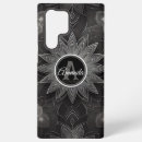 Recherche de mandala samsung coques Noir