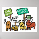 Recherche de vegans posters Go vegan