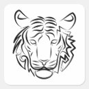 Recherche de tigre blanc autocollants Zodiaque chinois