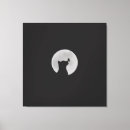 Recherche de silhouette chat toiles Nuit