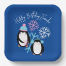 Recherche de anniversaire de pingouin assiettes Rose