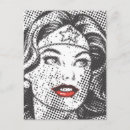 Recherche de femme merveilleuse cartes postales Étonnement