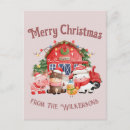 Recherche de dessin père noël cartes postales Aquarelle