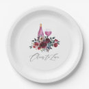 Recherche de fromage assiettes en papier Vin et fromage