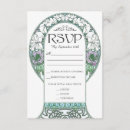 Recherche de mucha vintage invitations Rsvp