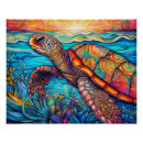 Recherche de tortue posters Illustration