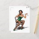 Recherche de pin up girl cartes postales Pinceau